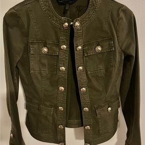 WHBM Woman’s Army Green Jean Jacket 🖤